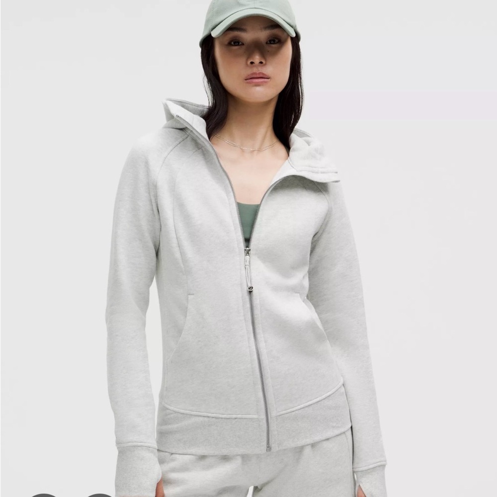 Lululemon Full-zip Scuba Hoodie, Heather Gray